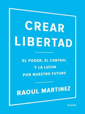 cover image of Crear libertad